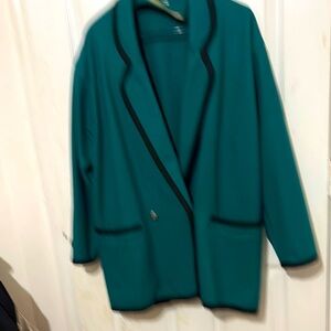 Ann Taylor Wool Teal Women's Blazer